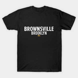 Brownsville Brooklyn shirt - Brownsville  Brooklyn Schriftzug - Brownsville Logo T-Shirt